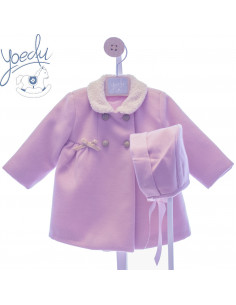 ABRIGO BEBÉ CON CAPOTA