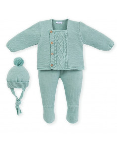 CONJUNTO POLAINA PUNTO CANESÚ "PLUMI MEL"