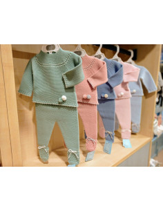 CONJUNTO POLAINA POMPONES
