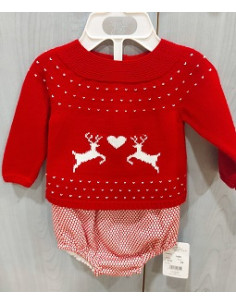 CONJUNTO RANITA ROJO RENOS