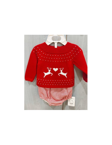 CONJUNTO RANITA ROJO RENOS