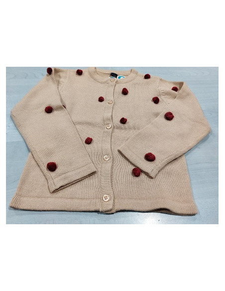 CHAQUETA POMPONES