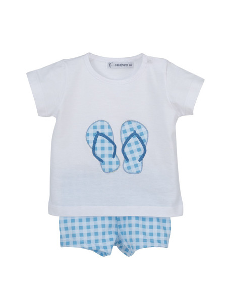 CONJUNTO BAÑO "CHANCLETAS" BOXER