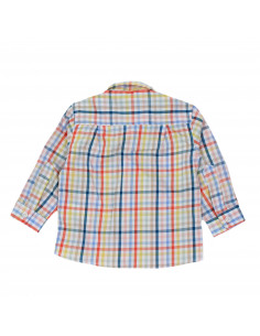 CAMISA CUADROS CORAL