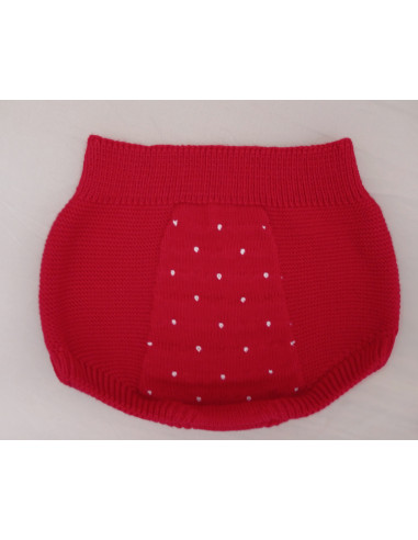 CONJUNTO JERSEY+RANITA PUNTO ROJO