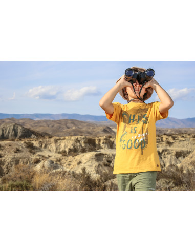 CONJUNTO NIÑO ECO JUNGLE mostaza