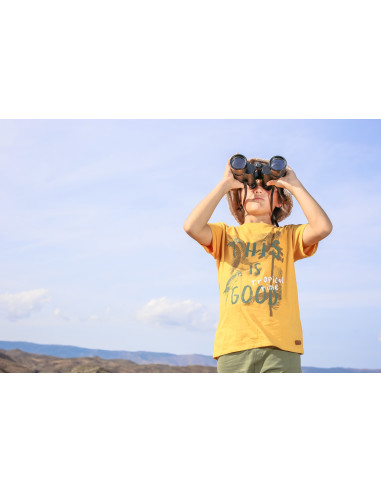 CONJUNTO NIÑO ECO JUNGLE mostaza