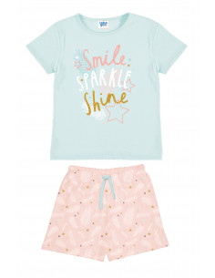 PIJAMA NIÑA CORTO "SMILE...
