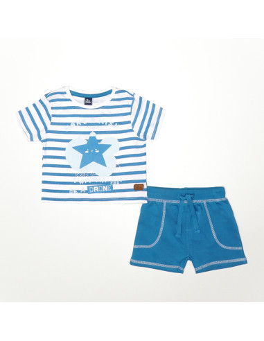 CONJUNTO ALGODÓN "LITTLE DRONE"