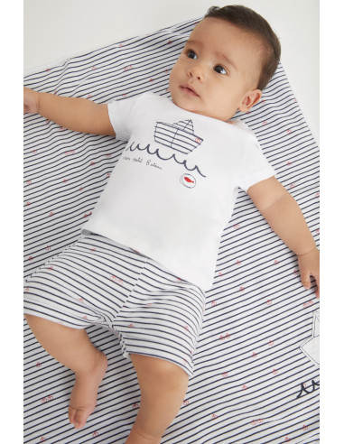 CONJUNTO ALGODÓN "PETIT BATEAU"