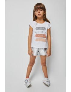 CONJUNTO SHORT METALIZADO