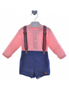 CONJUNTO BEBÉ CON TIRANTES...