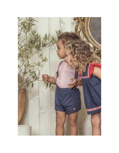 CONJUNTO BEBÉ CON TIRANTES "BAOBAB"