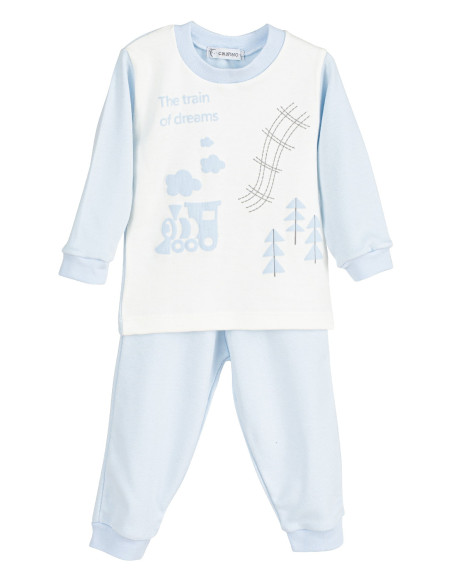 PIJAMA INFANTIL INVIERNO TREN