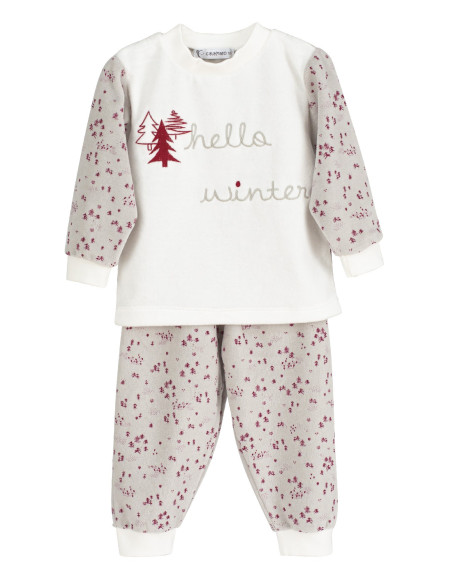 PIJAMA INFANTIL INVIERNO ABETOS