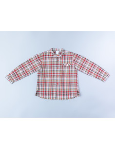 CAMISA NIÑO CUADRO ESCOCÉS