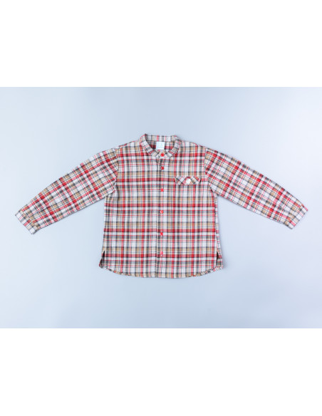 CAMISA NIÑO CUADRO ESCOCÉS