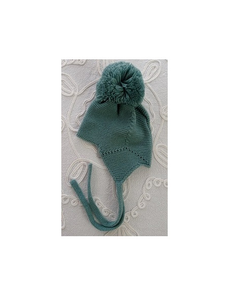 GORRO AVIADOR CON POMPÓN