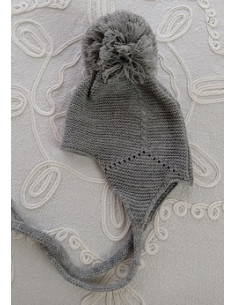 GORRO AVIADOR CON POMPÓN