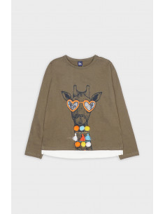 CAMISETA JIRAFA "BAOBAB"