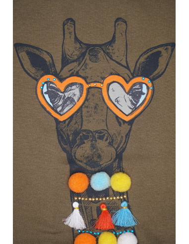 CAMISETA JIRAFA "BAOBAB"