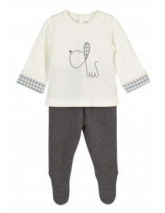 CONJUNTO POLAINA PERRITO AZUL