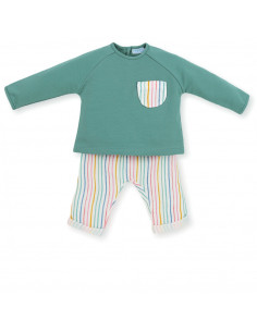 CONJUNTO LARGO "MUSELINA...