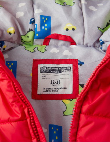 CHALECO ACOLCHADO "GODZILLA"