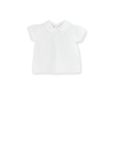 BLUSA CUELLO BEBÉ PLUMETI M/C
