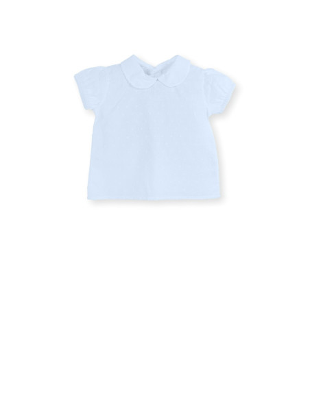 BLUSA CUELLO BEBÉ PLUMETI M/C