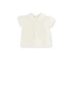 BLUSA CUELLO BEBÉ PLUMETI M/C