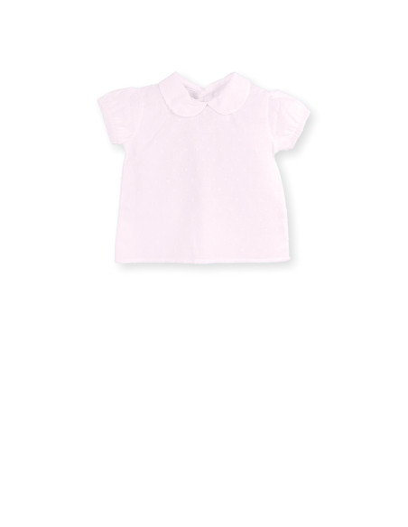 BLUSA CUELLO BEBÉ PLUMETI M/C