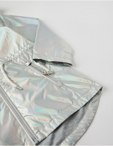 PARKA PLATEADA IRIS