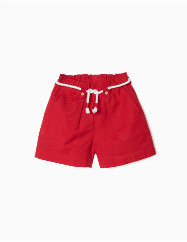 SHORT PAPERBAG ROJO