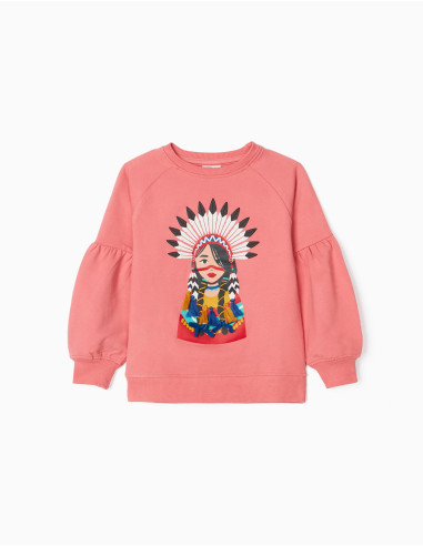 SUDADERA ROSA "TRIBE"