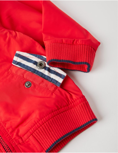 PARKA VERANO BEBÉ NIÑO ROJA
