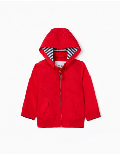 PARKA VERANO BEBÉ NIÑO ROJA