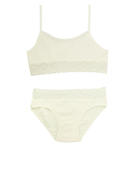 CONJUNTO COMUNIÓN NIÑA TOP UVAS