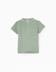 POLO PIQUÉ VERDE AGUA