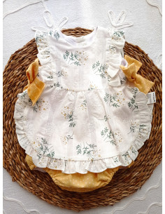 JESUSITO DELANTAL "FLORES...