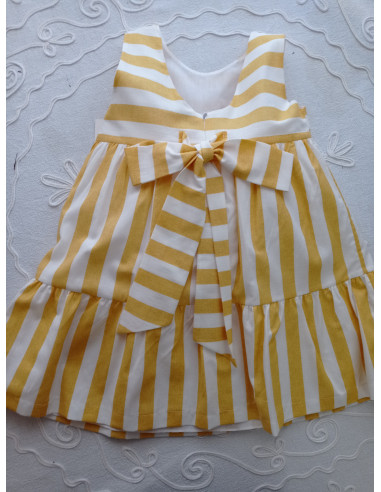 VESTIDO RAYAS AMARILLAS