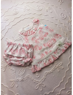 VESTIDO PIQUÉ FLORES