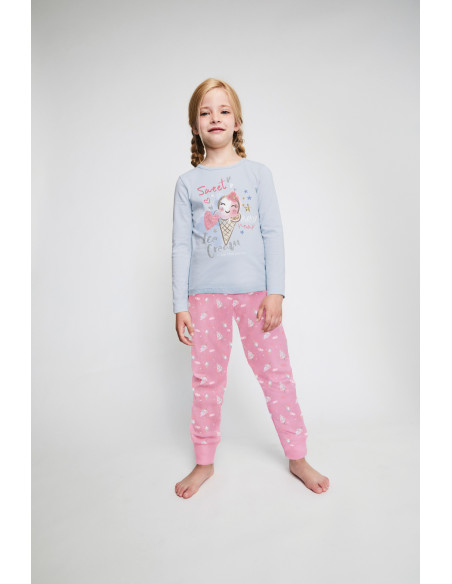 PIJAMA LARGO NIÑA "SWEET"