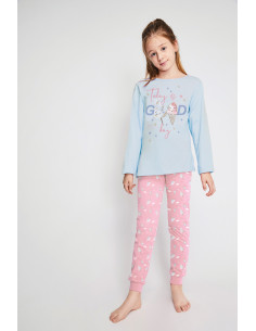 PIJAMA LARGO NIÑA "GOOD DAY"