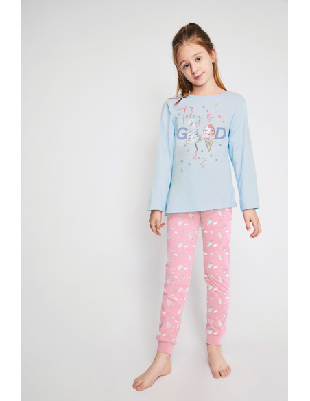 PIJAMA LARGO NIÑA "GOOD DAY"