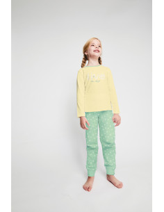 PIJAMA LARGO NIÑA "LOVELY"