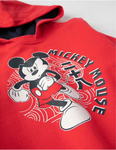 SUDADERA MICKEY MOUSE ROJA