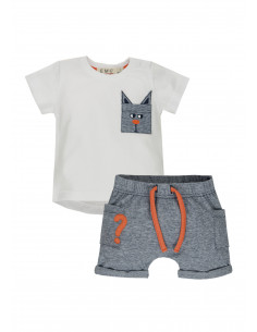 CONJUNTO SHORT "GATO?"