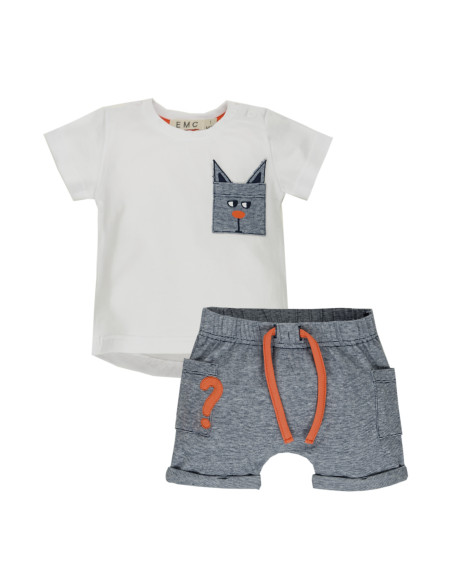 CONJUNTO SHORT "GATO?"