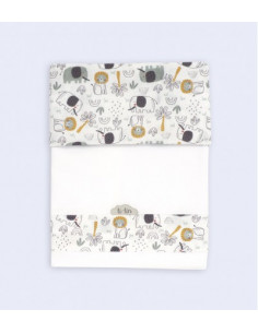 SET SÁBANAS "JUNGLA" 60X120